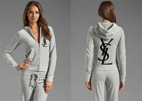 women's ysl|saint laurent tracksuit.